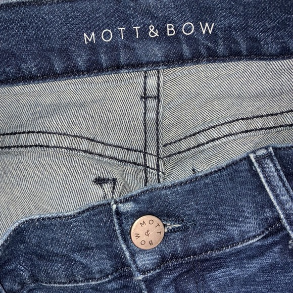 Mott & Bow Boyfriend Jeans Women's Size W 31 x L 30 Blue Denim Cotton Blend - Picture 4 of 9